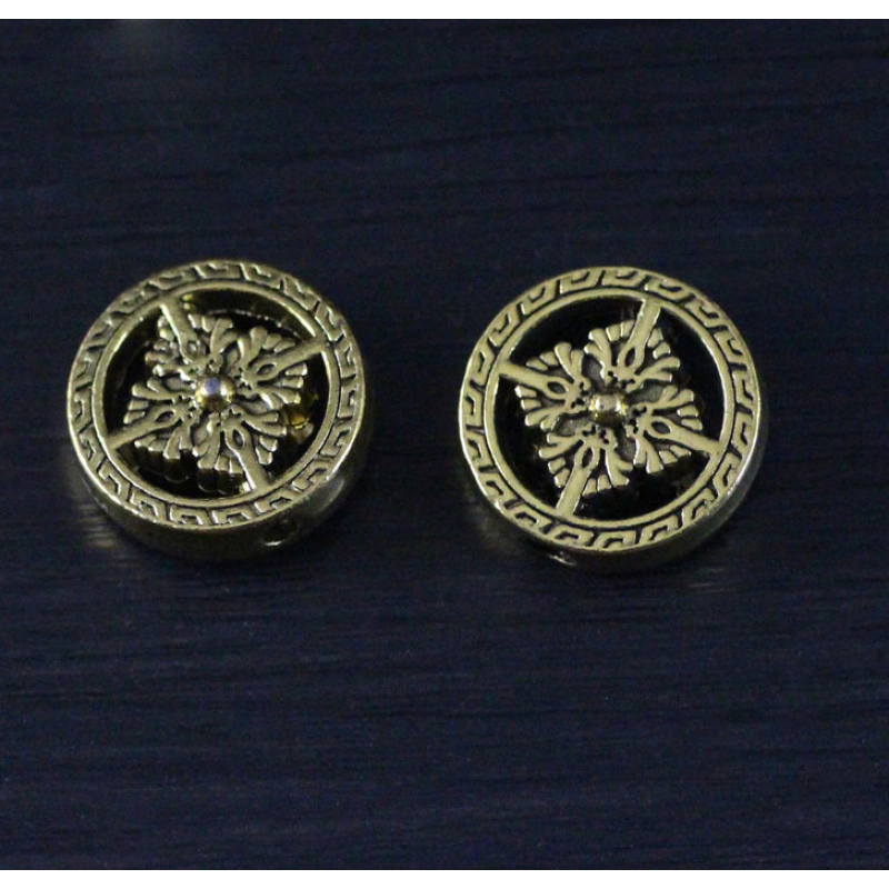 Амулет - підв“язка жовтий метал Хрестова ваджра 10 штук