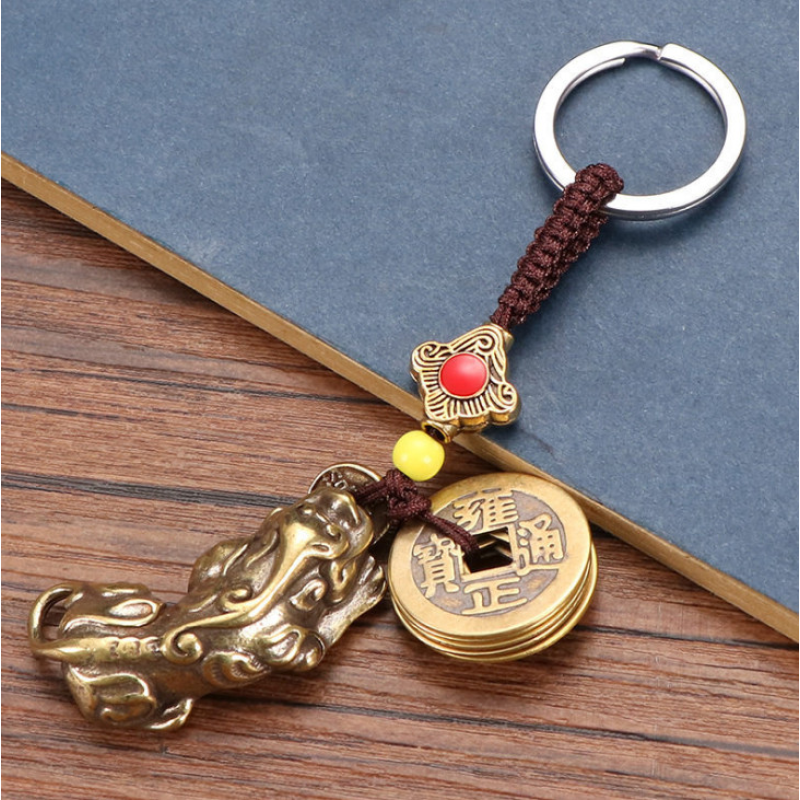 Брелок Фен Шуй Піао + 5 монет