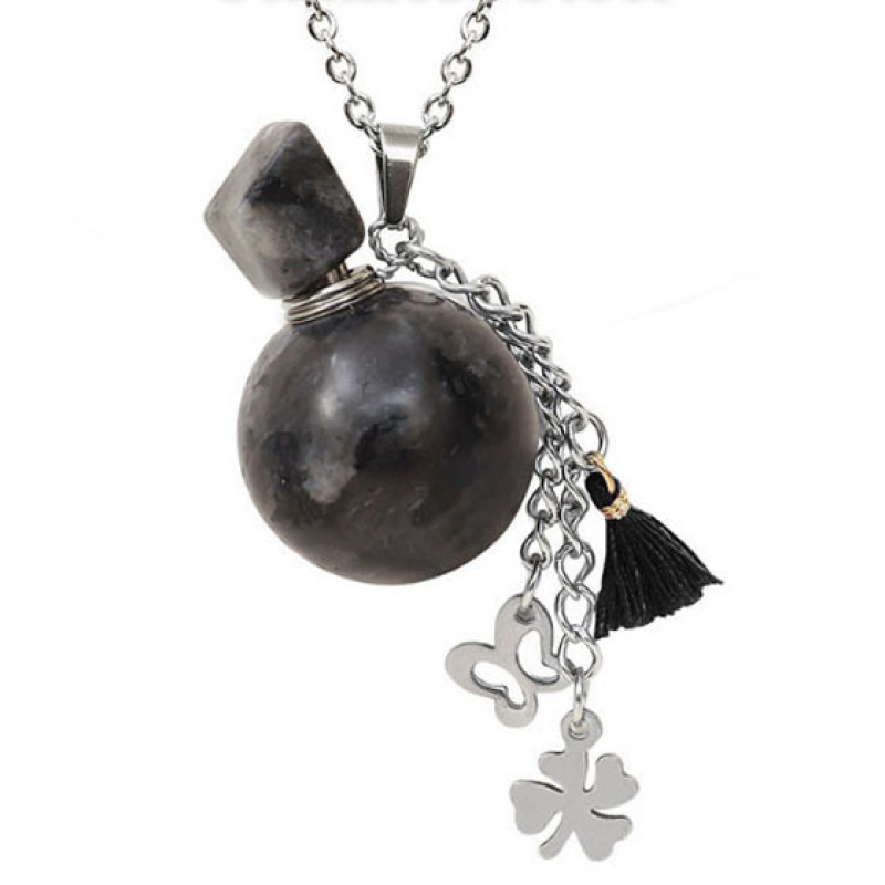 Пляшечка кам“яна для парфумів Куля Лабрадорит