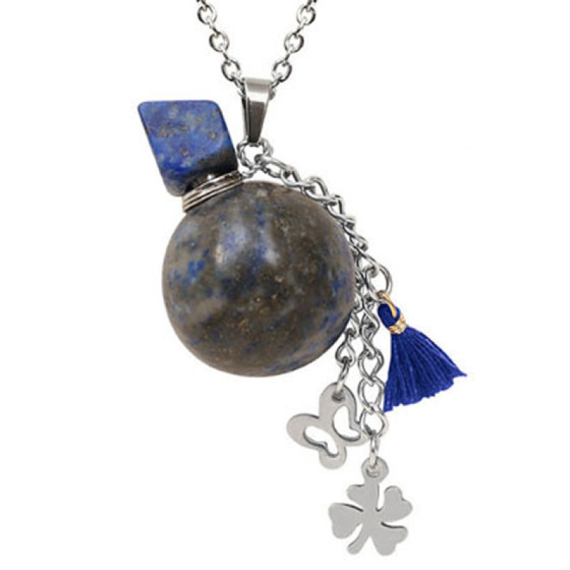 Пляшечка кам“яна для парфумів Куля Лазурит