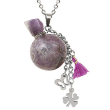 Пляшечка кам“яна для духів Куля Аметист