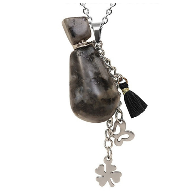 Пляшечка кам“яна для парфумів Крапля Лабрадорит