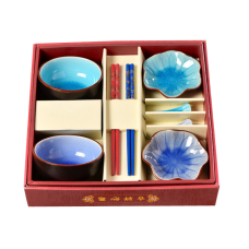 Набір для суші Тріснувший лід 8 предметів Двоколірний