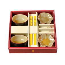 Набір для суші Тріснувший лід 8 предметів Золотий