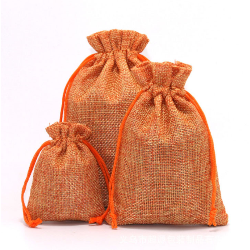 Мішечок лляний Помаранчевий