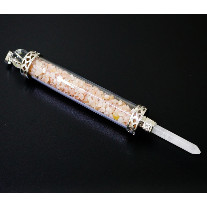 Чакральний жезл з кам“яною крихтою Турмалін