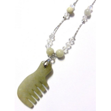 Нефритовий кулон на ланцюжку №2