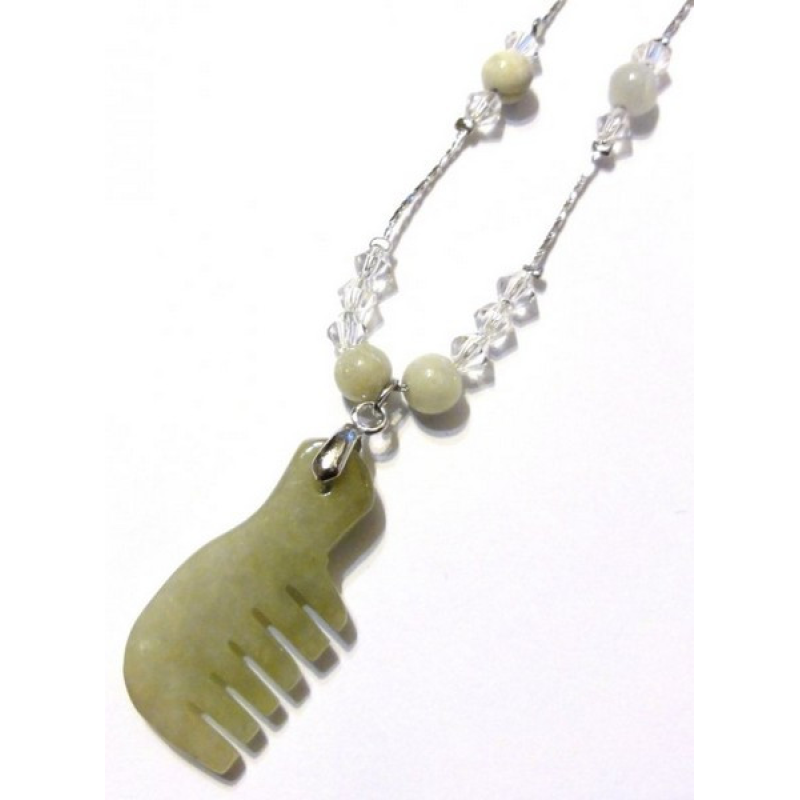 Нефритовий кулон на ланцюжку №2