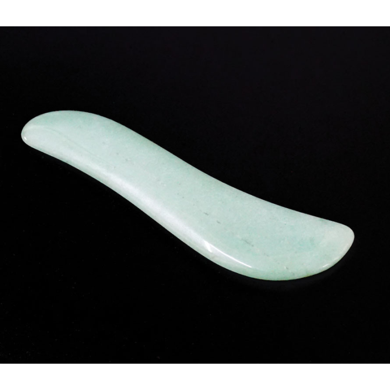 Масажер кам“яний Гуа Ша Хвиля Зелений авантюрін