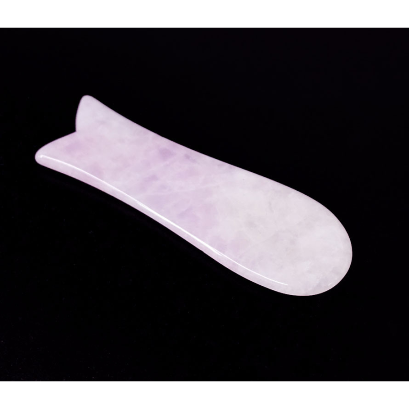 Масажер кам“яний Гуа Ша Риба Рожевий кварц