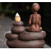 Підставка Рідкий дим кераміка Скелет Йога №2