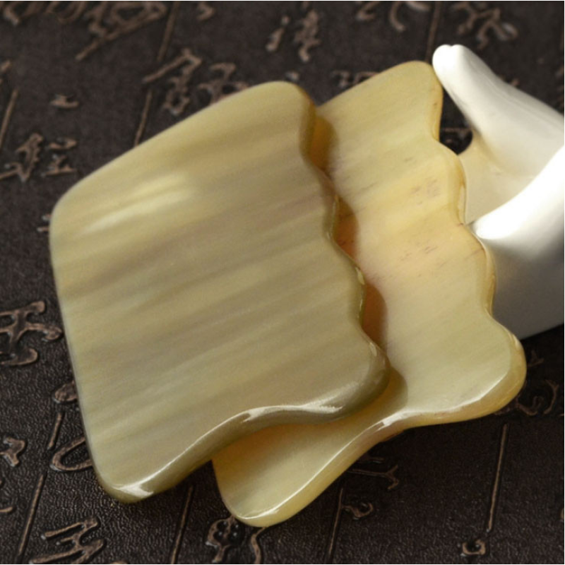 Масажер з рогу Гуа Ша Бритва світлий Арт.6025 Масажер з рогу Гуа Ша Бритва світлий Арт.6025