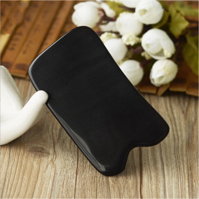 Масажер з рогу Гуа Ша Старовинна монета чорний Арт.7050 Масажер з рогу Гуа Ша Старовинна монета чорний Арт.7050