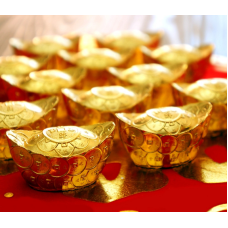Чаша достатку золотий колір мала