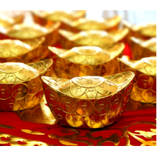 Чаша достатку золотий колір велика