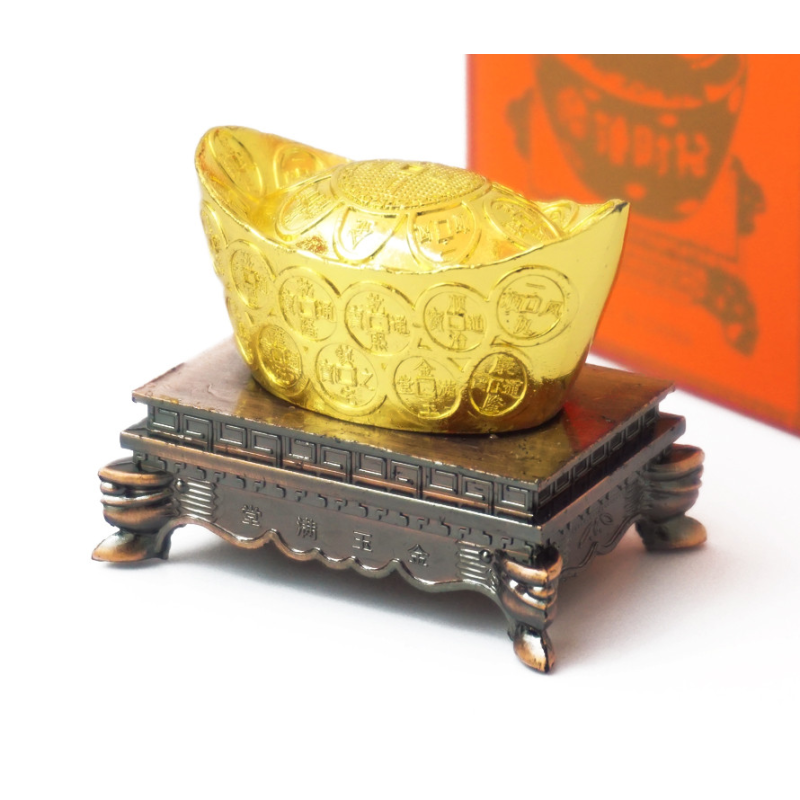 Чаша достатку в монетах на підставці Велика