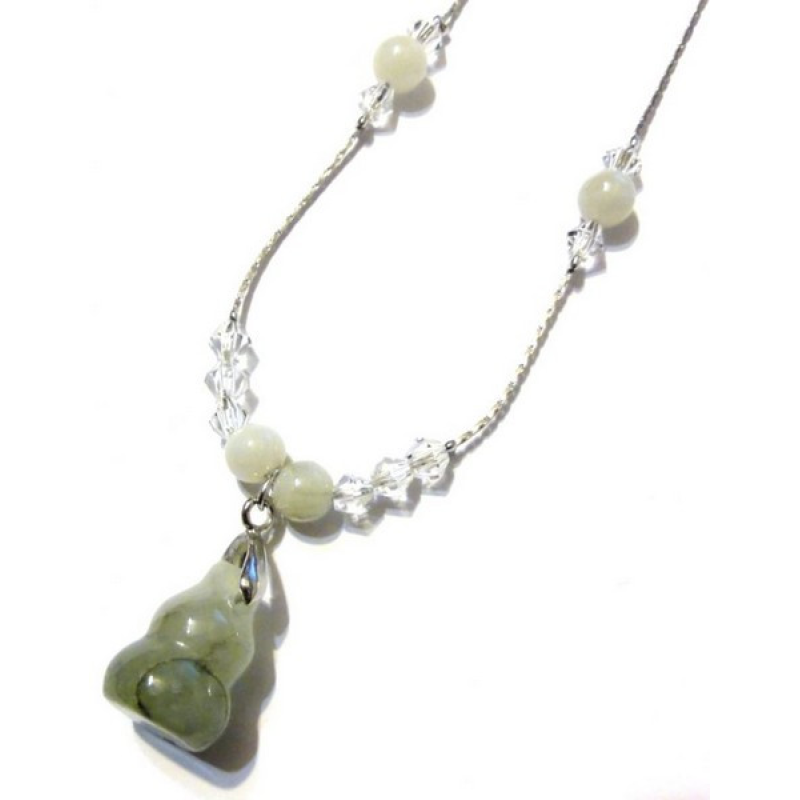 Нефритовий кулон на ланцюжку №7 Нефритовий кулон на ланцюжку №7