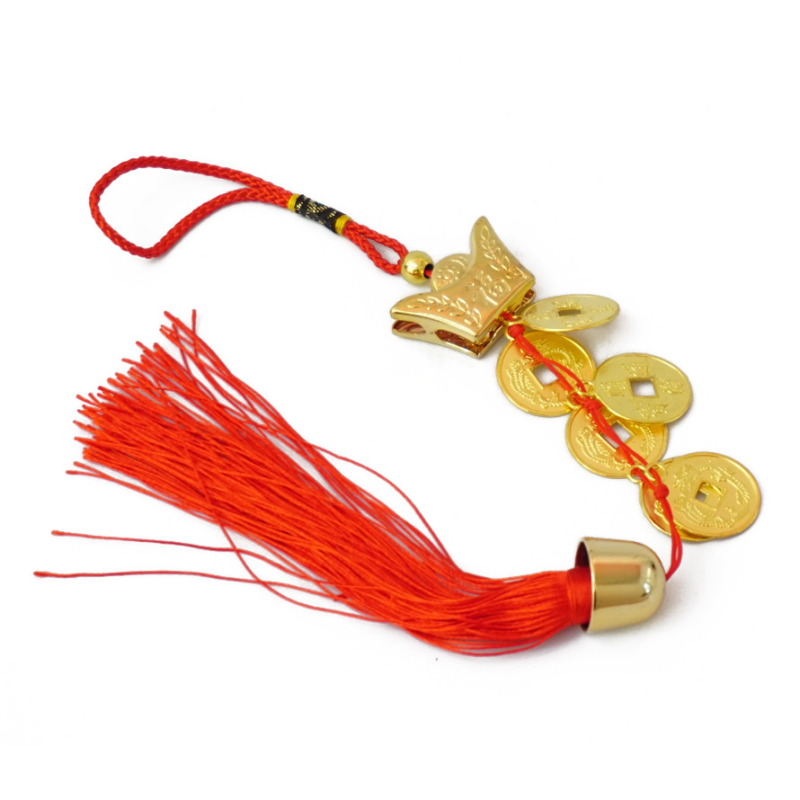 Підвіска з пензликом Символи Фен Шуй Чаша достатку Підвіска з пензликом Символи Фен Шуй Чаша достатку