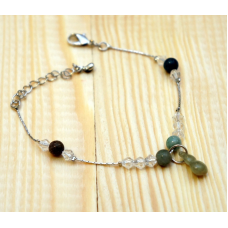 Браслет з нефритовим символом №3