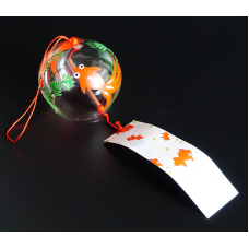 Японський скляний дзвіночок Фурін Дві рибки