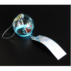 Японський скляний дзвіночок Фурін Сонце