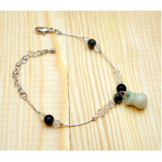 Браслет з нефритовим символом №6