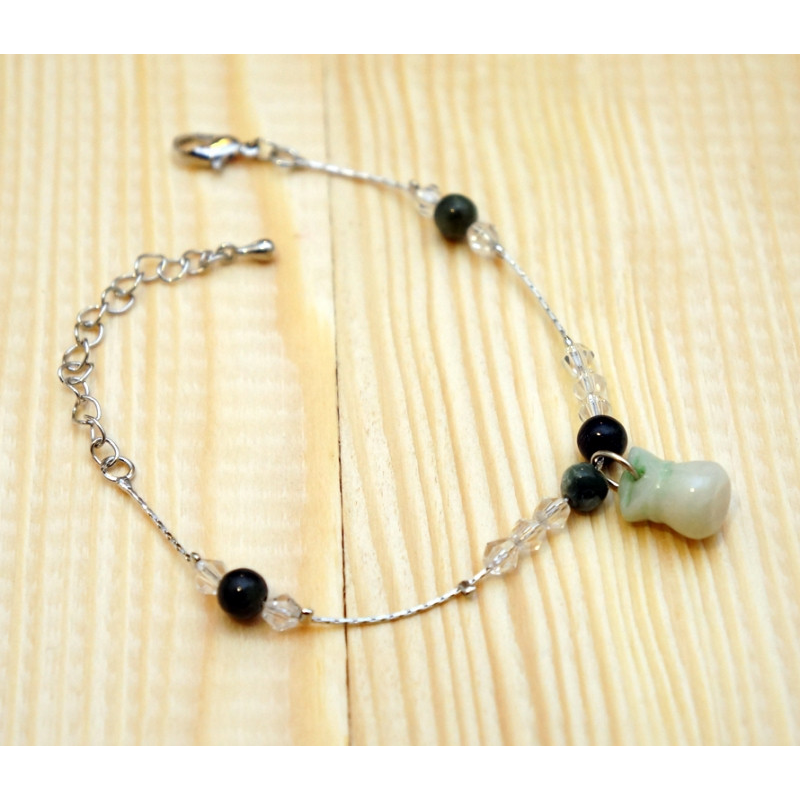 Браслет з нефритовим символом №6