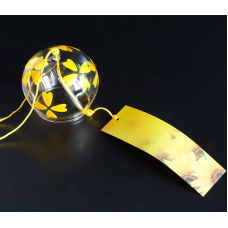 Японський скляний дзвіночок Фурін Квіти №8