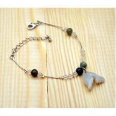 Браслет з нефритовим символом №8