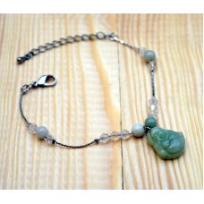 Браслет з нефритовим символом №9