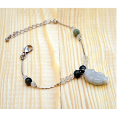 Браслет з нефритовим символом №10