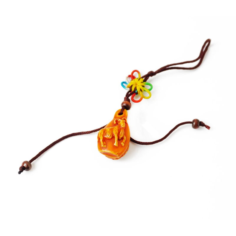 Брелок Фен Шуй Хотей Коза пластик