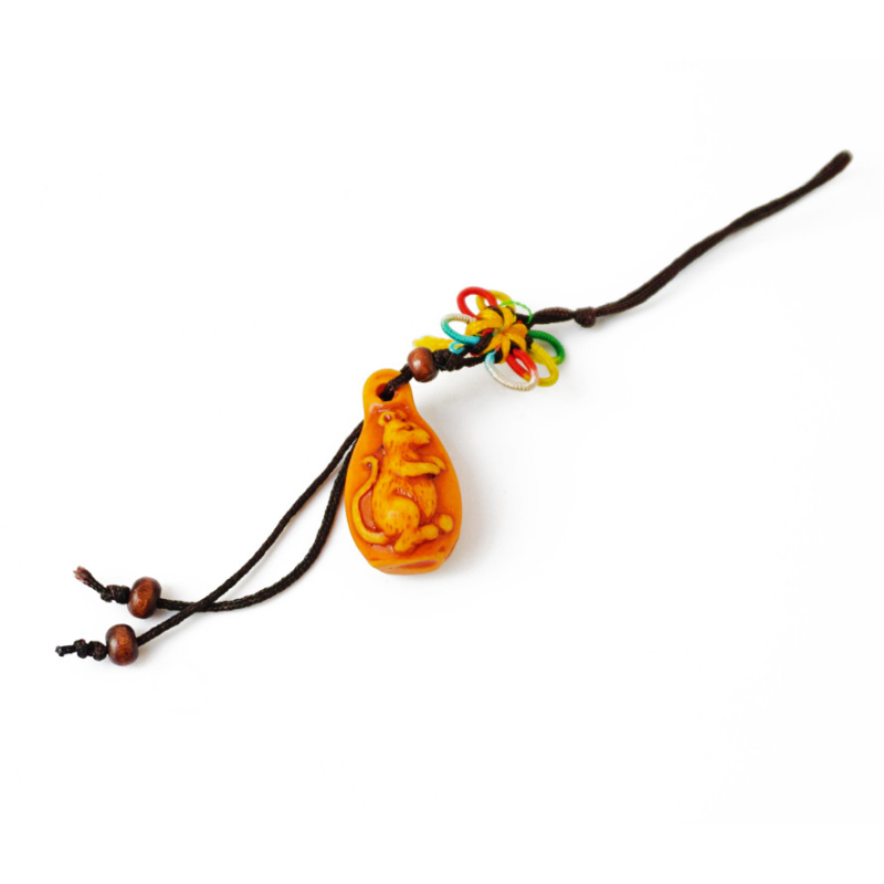 Брелок Фен Шуй Хотей Пацюк пластик