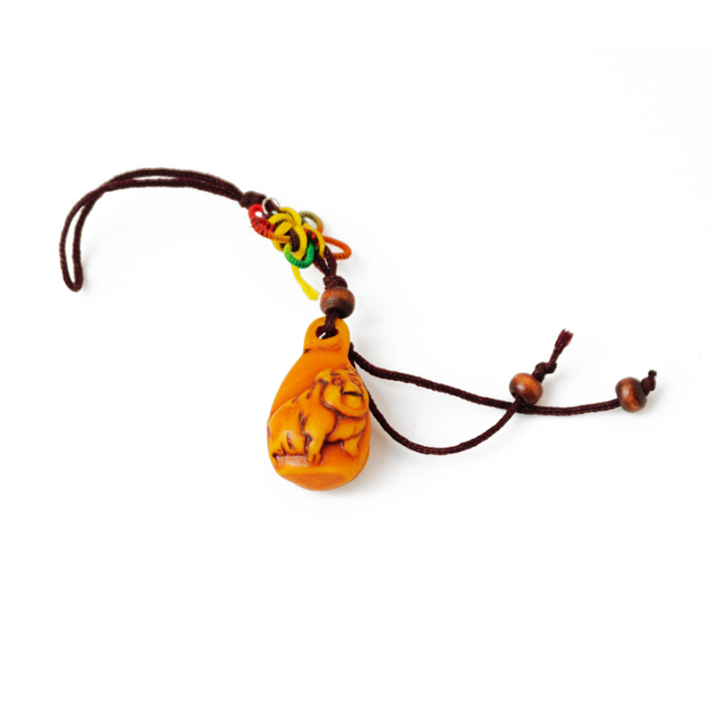 Брелок Фен Шуй Хотий Свиня пластик