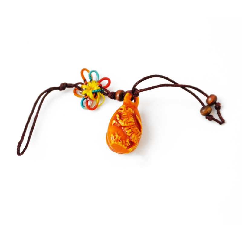 Брелок Фен Шуй Хотей Тигр пластик