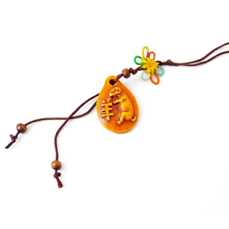 Брелок Фен Шуй Крапля Баран пластик