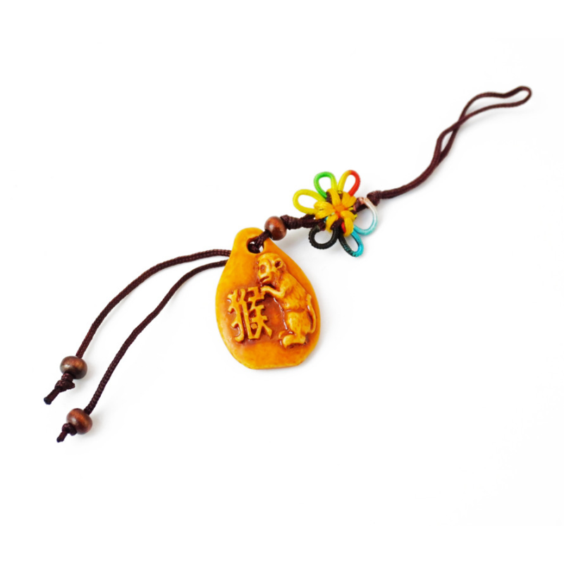 Брелок Фен Шуй Крапля Мавпа пластик