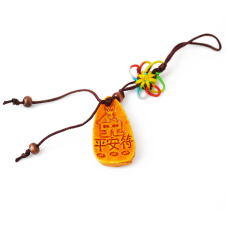 Брелок Фен Шуй Гуань Інь Кролик пластик