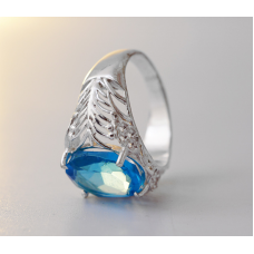 Кільце Асорті NEHA-12 Аквамарин