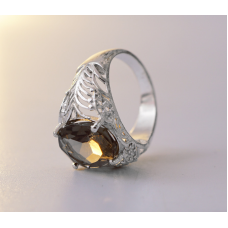 Кільце Асорті NEHA-12 Димчастий кварц