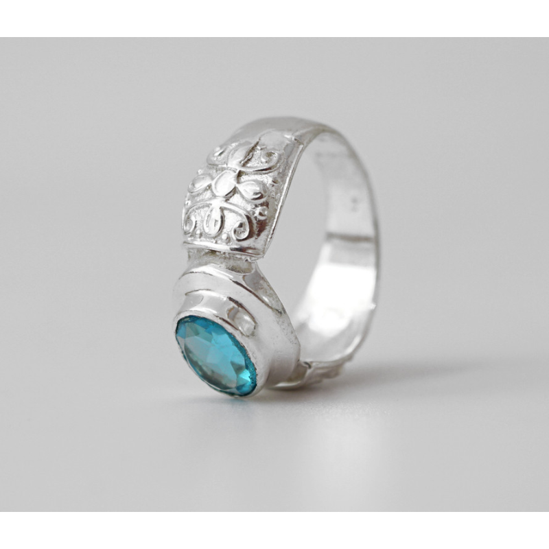 Кільце Асорті NEHA-15 Аквамарин