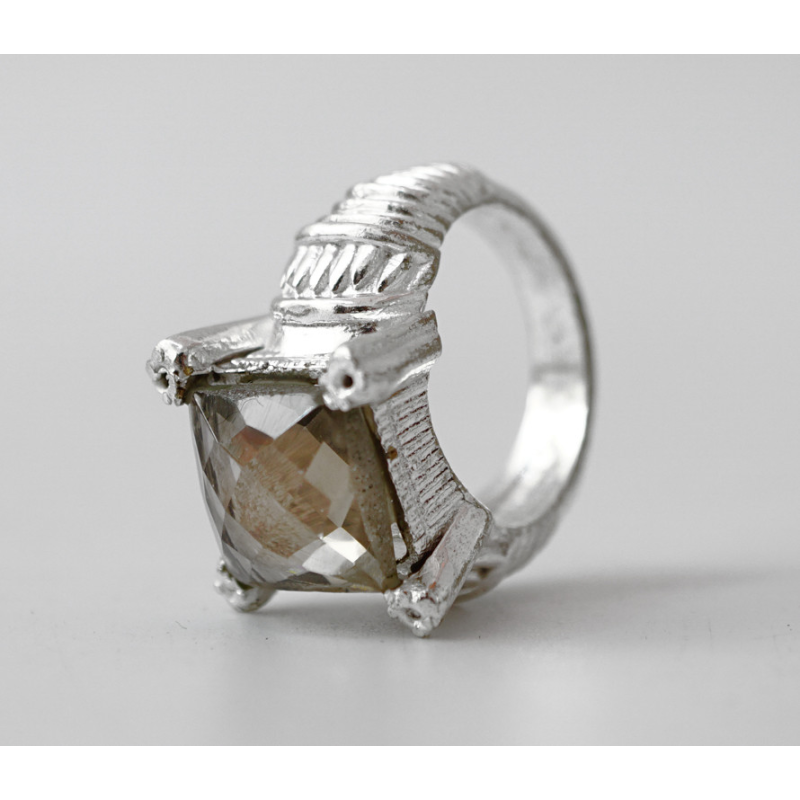 Кільце Асорті NEHA-19 Димчастий кварц
