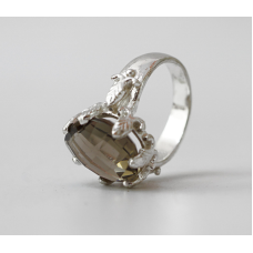Кільце Асорті NEHA-21 Димчастий кварц