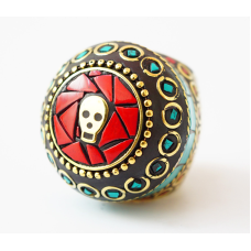 Кільце Череп NEHA-NR24 Червоне