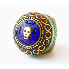 Кільце Череп NEHA-NR24 Синє