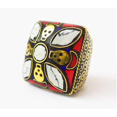 Кільце Череп NEHA-NR23 Біле