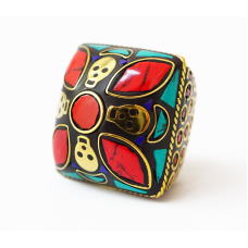 Кільце Череп NEHA-NR23 Червоне