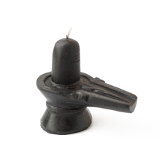 Свічка ритуальна Шива Лінгам чорна