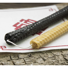 Парна свічка Чорна та Біла З вощини