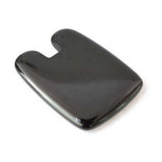 Масажер кам“яний Гуа Ша Старовинна монета Обсидіан